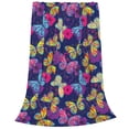 thumbnail image 2 of Sikiie Paint Butterflies Ultra-Soft Micro flannel Blanket Luxury All Seasons Warm Blanket for Bedding Sofa and Travel (4 sizes)-80"x60", 2 of 7