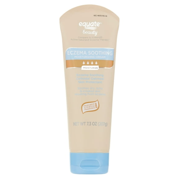 Equate Eczema Soothing Moisturizing Cream, 7.3 fl oz, Compare to Aveeno® Active Naturals® Eczema Therapy