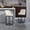 Beige, variant on Gretop Modern Counter Height Bar Stools Set of 2,Linen Upholstered Kitchen Island Chairs with Barrel Backrest,Beige