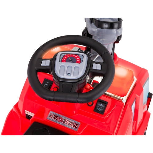 bubble fire rescue electric ride on