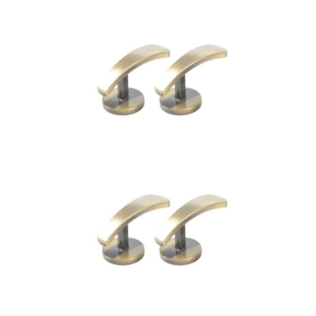 Toystoory 2 uds práctico colgador de pared de gancho de Metal montado soporte de cortina verde Bronce Verde 2Conjunto