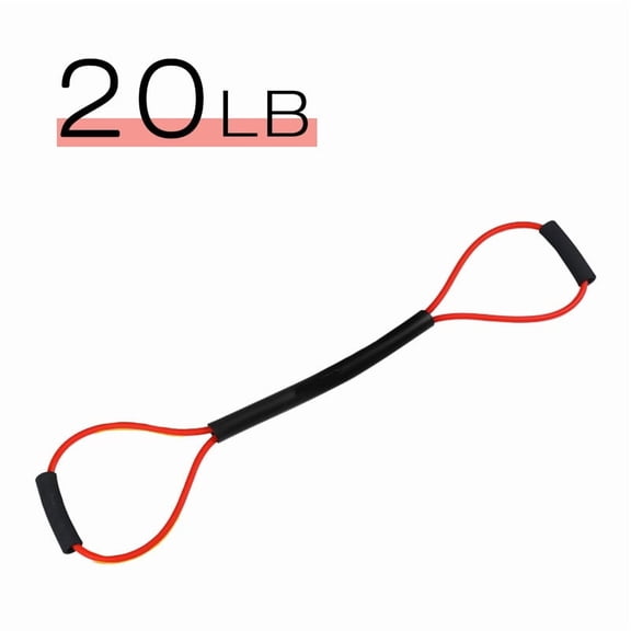 Boxing Resistance Band, Boxing Band for Boxing Kickboxing Gym Workout Home Training with Varied Resistance Levels 20LB Red