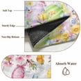 thumbnail image 6 of Round Rugs 6Ft, Happy Easter Round Area Rug Washable Indoor Throw Carpet, Spring Watercolor Bunny Eggs Flower Grey Plaid Soft Non Slip Circle Rug for Office Cabinet Home Decor Aesthetic, 6 of 8
