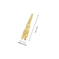 thumbnail image 2 of RENACLIPY 120Pcs Metal Bead Caps for Jewelry Making Golden Bead End Caps with Unique Trumpet Flower Design, 2 of 6
