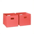 thumbnail image 1 of RiverRidge 02-181 Bacs de Rangement Pliants, Corail, 2 Unités, 1 of 5