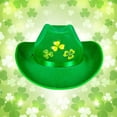 thumbnail image 2 of Fgnfyis St Patrick's Day Irish Happy Day Printed Floral Bucket Hat for Party Performance Props Cowboy Hats for Women Holiday Light Green, 2 of 3