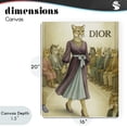 thumbnail image 4 of Stupell Industries Victorian Fashion Runway Cougar Canvas Art, 16 x 20, by Grotto Studios, 4 of 8