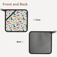 thumbnail image 2 of Pofeuu Cute Dinosaur Print Silicone Trivet Mats,Silicone Hot Pads for Kitchen, Silicone Trivets for Hot Pots and Pans, Silicone Hot Pad, 2 of 8