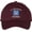 Maroon, variant on U.S. Coast Guard Retired Embroidered Baseball Cap | USA Veteran Military Nautical Service Dad Hat Unisex Gift (Black)