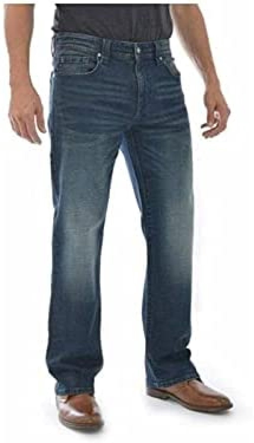 T.K. AXEL Men's Slim Boot Fit Denim 