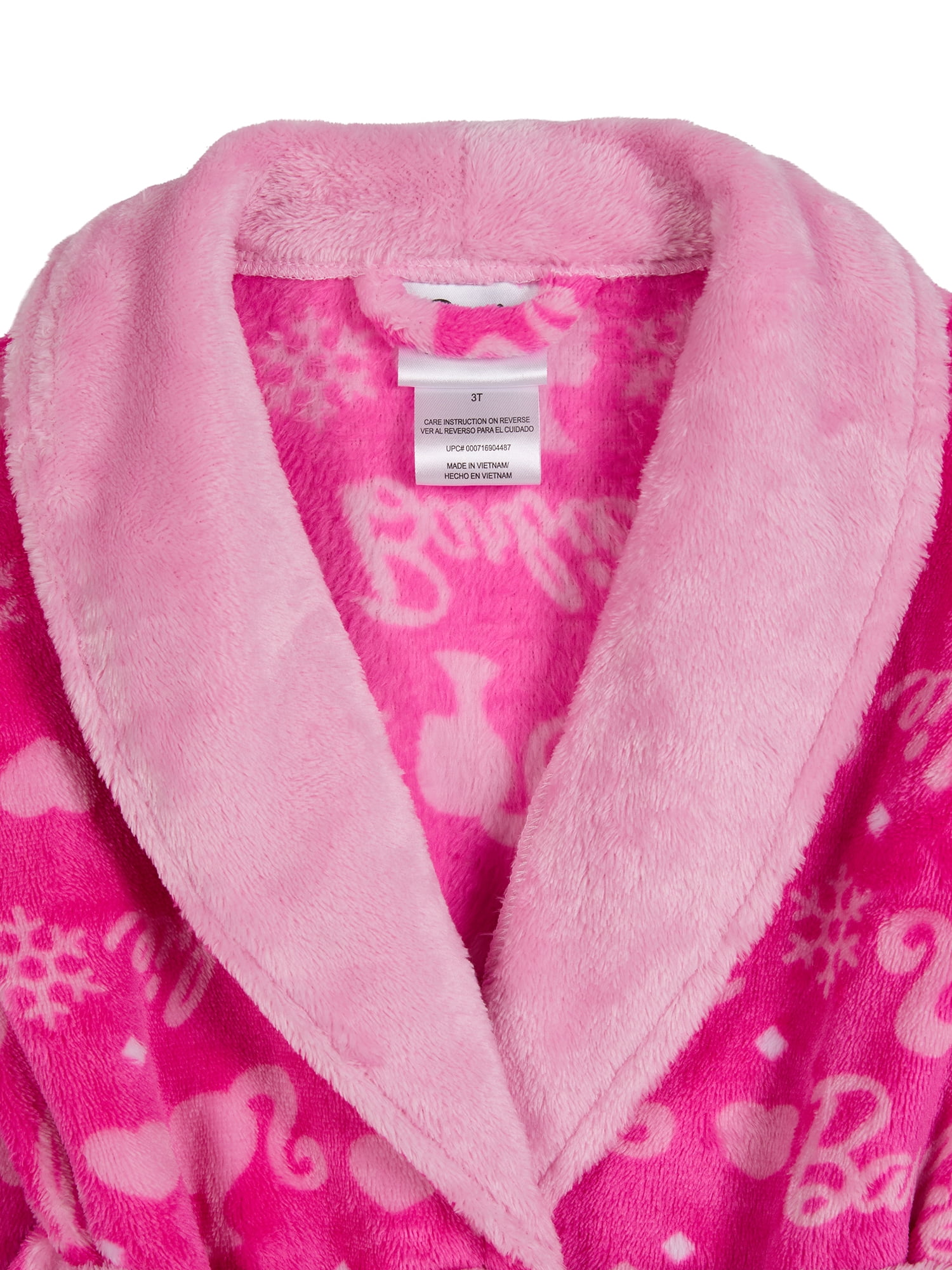 Barbie Toddler Girl Pajama Robe, Sizes 2T-5T