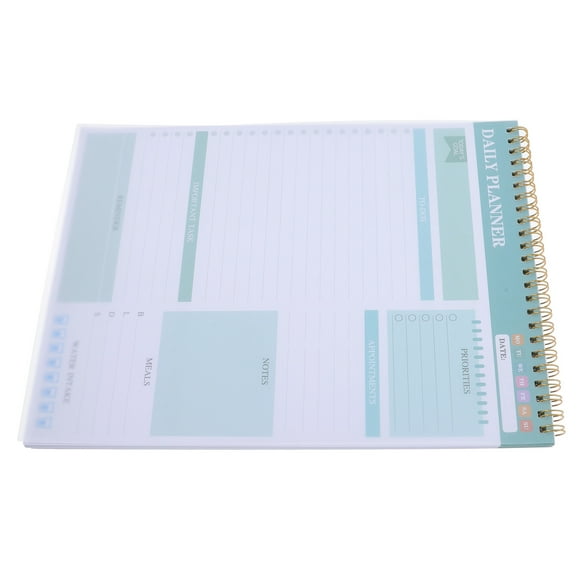 Greenadscape Daily Planner For Productivity Notebook Multi PVC Hourly Scheduling For Home 1Set