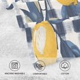thumbnail image 5 of Yayeee 2 Pack Hand Towels for Bathroom 100% Cotton 16" x 28" Soft Absorbent Kitchen Towel, Beige Plaid Lemon, 5 of 7