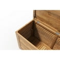 thumbnail image 5 of Curated Maison Martha Teak Outdoor Storage Cushion Box in Natural, 5 of 5