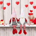 thumbnail image 4 of San Valentín Elfo De Peluche Decoración Amor Sin Rostro Muñecas De Peluche Hechas A Mano Figuras De Vacaciones Adornos De Juguete Para Adorno De Mesa Regalo De San Valentín sonducket HA046832-00, 4 of 6