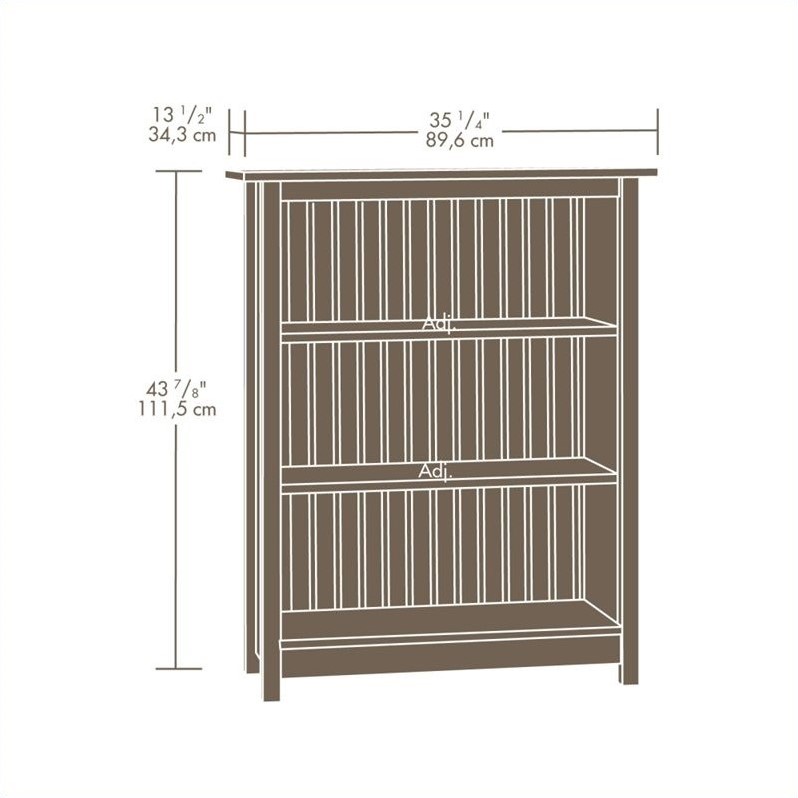 Sauder Original Cottage Bookcase, Multiple Colors