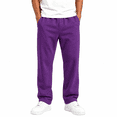 thumbnail image 3 of Axiiglly Boys Sweatpants, Elastic Waist Cozy Solid Color Straight Leg Sweatpants with Side Pockets, Fall Winter Casual Bottom for Kids Clothes, 3 of 6