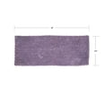 thumbnail image 3 of Home Weavers Fantasia Bathroom Rug 100% Cotton Bathroom Rugs Set, Washable Rug, Soft Cotton and Water Absorbent bath Rug, Kitchen Mat, Bath Rug, Bath Floor Mat Non Slip, 21"x54" Runner, Purple, 3 of 5