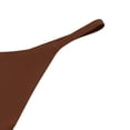 thumbnail image 3 of Tanga de tiro bajo, transpirable, sin costuras, de secado rápido, suave, de cintura fina, bragas, ropa interior para mujeres y niñas, marrón L, 3 of 5