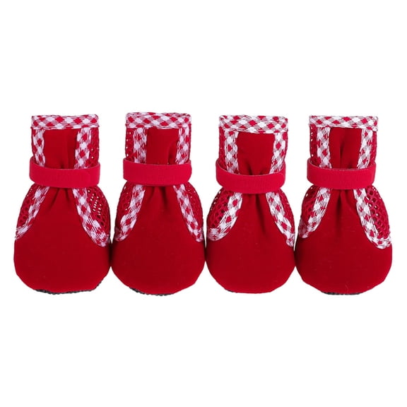 WINDLAND Cats Rain Snow Booties Footwear Set Winter Warm Dog Shoes Paws Protectors