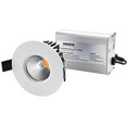 thumbnail image 1 of 3 Inch LED Recessed Ceiling Light with Junction Box Dimmable LED Downlight Shower Lights Gimbal Trim 4000K Neutral White 8W 600LM Brightness IP65 Waterproof, 1 of 5