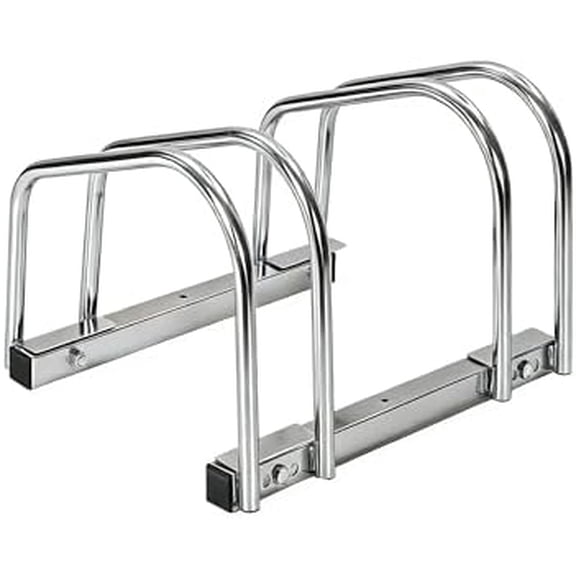 Freestanding Bike Floor Stand, Heavy Duty Bicycle Parking Rack for Garage Home Indoor Outdoor, Bike Storage Organizer Fits 22-28 Inch Wheels & 2.2 Inch Tire Width