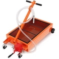 thumbnail image 2 of CazToi Bac d'Égouttage d'Huile de 15 Gallons Sans Pompe, Réservoir à Profil Bas sur Roues pour Camion et VUS, 2 of 7