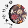 thumbnail image 6 of Kdxio Forest Wild Mushroom for Tire Cover Wheel Protectors Tyre Covers Weatherproof Wheel Covers Universal Fit for Trailer Rv SUV Truck Camper Travel Trailers 14 inch, 6 of 8