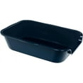 thumbnail image 2 of 2 Pack Extra Large Dog Litter Box Pan Tray (ABS Material), Low Entry Jumbo Senior Litter Boxes for Multiple Kitten Big Cats, Pet Safe Indoor Dog Potty (Dark Blue, 20" L x 15" W), 2 of 14