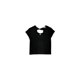 thumbnail image 1 of Aeropostale - Camiseta con adorno de pajarita para mujer, color negro, talla XS, 1 of 2