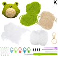 thumbnail image 1 of Pig Animals Crochet Craft Art Tool Crochet Kit Beginners Desk Topper Home Dec C2 K8M5, 1 of 9