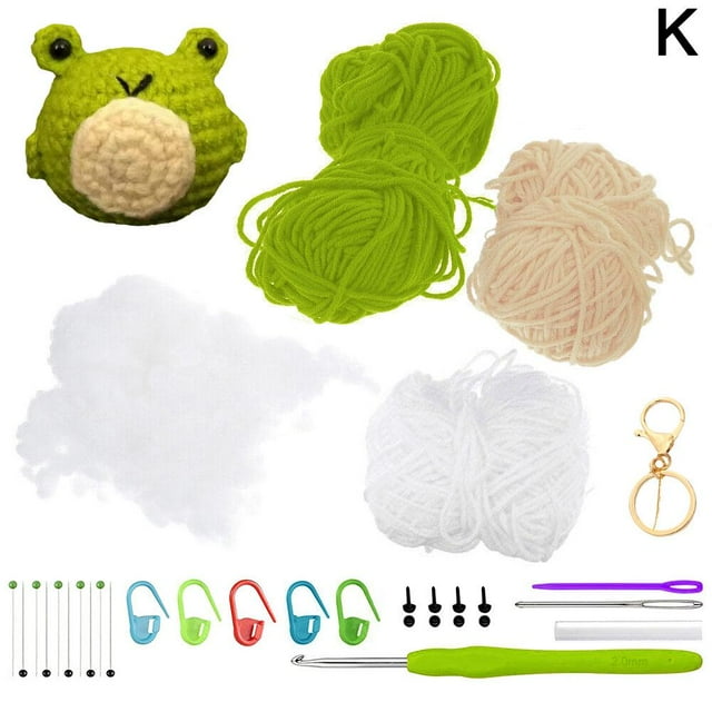 Pig Animals Crochet Craft Art Tool Crochet Kit Beginners Desk Topper Home Dec C2 K8M5