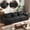 Black, variant on 102" Modular Cloud Couch Sectional Sofa for Living Room, Modern Boneless Couch, Deep Seat Sofas Couches, Comfy No Assembly Required,Mustard Yellow