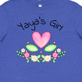 thumbnail image 4 of Inktastic Yaya's Girl- heart flowers Youth T-Shirt, 4 of 5