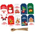 thumbnail image 3 of Christmas Tags Hanging Labels Tags Gift Tags Gift Wrap Tags for Wrapping Holiday 50pcs jute string, 3 of 9