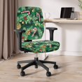 thumbnail image 6 of Chririnla Christmas Candy Cane Print Desk Chair Cover, 2 Pcs Office Chair Covers Stretch Comfy Computer Chair Protective Cover for Gaming Chair, 6 of 8