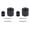 2, variant on Rubber Door Holder set Window Bumper & Door Holder 4pcs for Horse Trailers