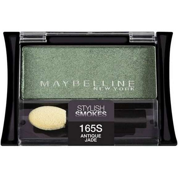 Maybelline New York Expert Wear Eyeshadow Singles, Antique Jade 165 High-pearl, 0.09 Ounce �