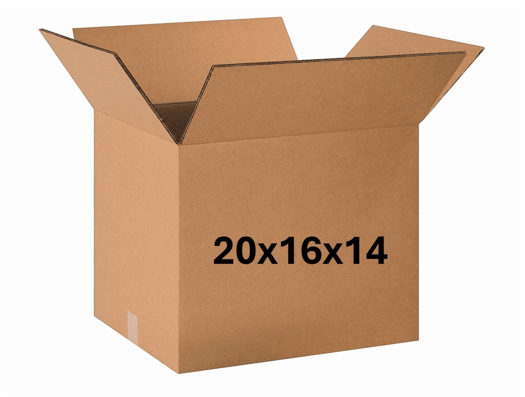 20x14x10 (200 lb strength) | SINGLE CARDBOARD BOX - Walmart.com