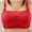 Red, variant on Clearance items!Plus Size Sports Bras For Women Wirefree Padded Seamless Push Up Yoga Bras Cozy Wireless Exercise Bra Sculpting Uplift Bra Comfort Breathable No Underwire Bralette