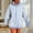 Light Blue, variant on Brondbend Hoodie Women Pull over Sweatshirt for Womens Long Sleeved Pockets Drawstring Pullover Stripe Leisure Oversized Tops Ladies Gym Athletic Fall Winter Wear Light Blue