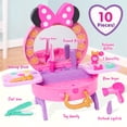 thumbnail image 6 of Disney Junior Minnie Mouse Get Glam Magic Table Top Pretend Play Vanity with Lights and Sounds, Kids Toys for Ages 5 up, 6 of 7