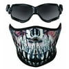GameFace Airsoft Full face Protection Set with goggles and half mask, 80009