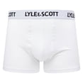 thumbnail image 4 of LYLE&SCOTT Bóxers para hombre, paquete de 3 - Barclay Core Trunks, algodón elástico Negro/Gris/Blanco XL (X-Large), 4 of 5