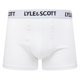 thumbnail image 4 of LYLE&SCOTT Bóxers para hombre, paquete de 3 - Barclay Core Trunks, algodón elástico Negro/Gris/Blanco M (Medium), 4 of 5