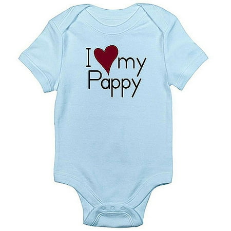 

I Love My Pappy Infant Creeper - Baby Light Bodysuit