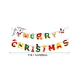 thumbnail image 3 of ToyKingdee Merry Christmas Banner with String - Paper Sign for Fireplace, Wall, and Window | Holiday Party Decor for Home and Office | Perfect Christmas Decoration, 3 of 6