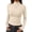 Beige, variant on BTFBM Mock Tops for Women Fitted Long Sleeve Shirts Fall Fashion Clothing Thermal Layering Undershirts Going Out Outfits