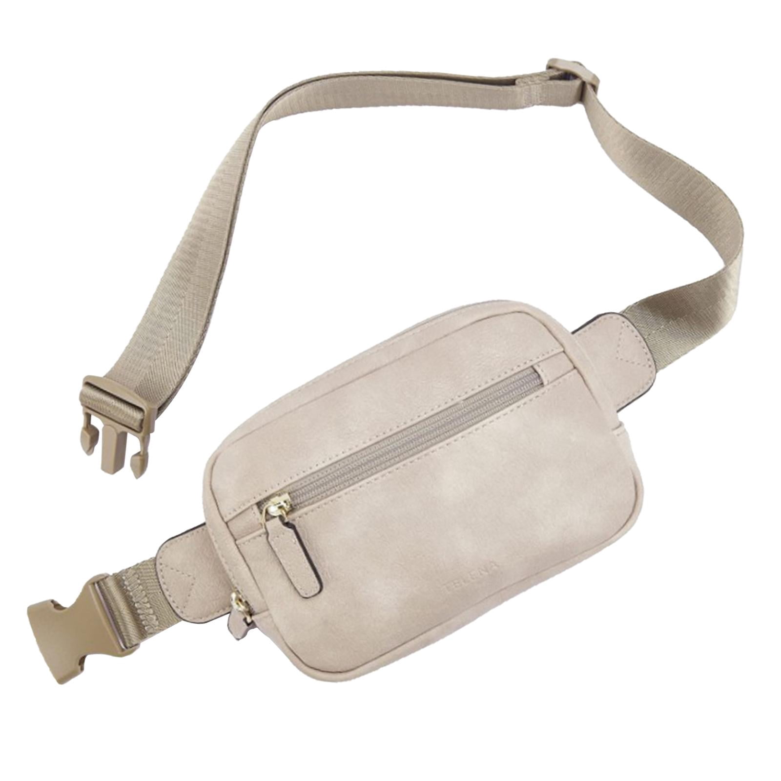 Segolike Belt Bag Handbag Everywhere Shoulder Purse Fashionable Tote Fanny Pack for Women Beige