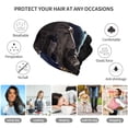 thumbnail image 5 of Disketp Astronaut Slouchy Beanie Hip-Hop Soft Lightweight Running Beanie Adult Hats Chemo Cap for Men Women, 5 of 8